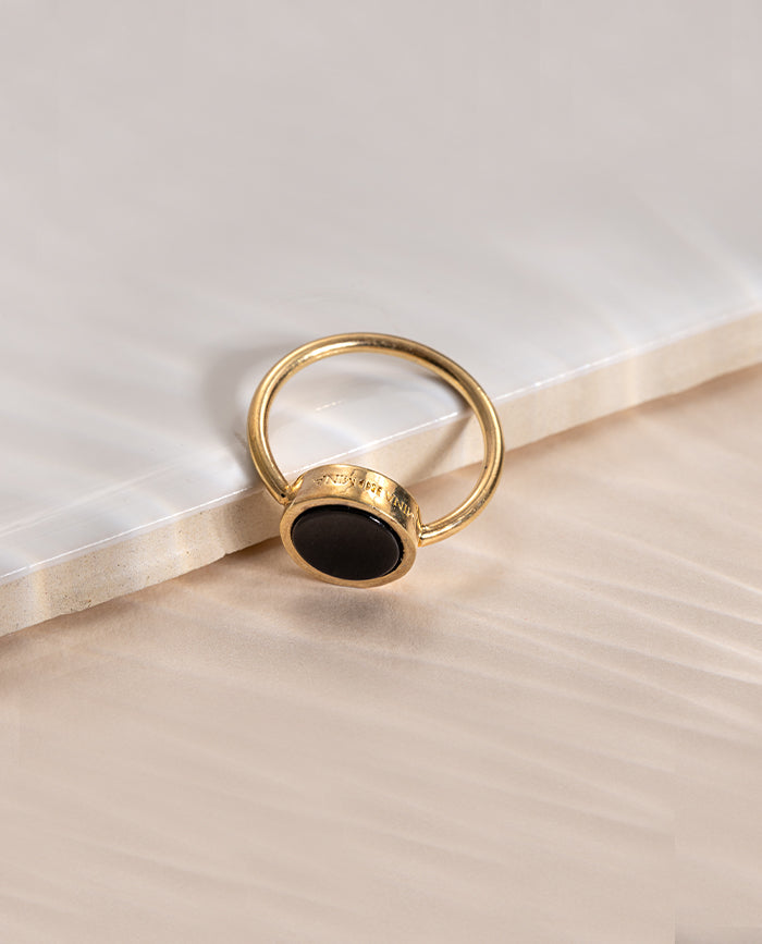 Anillo Balmori Ágata Negra
