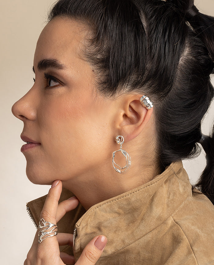 Ear Cuff Elia en Plata