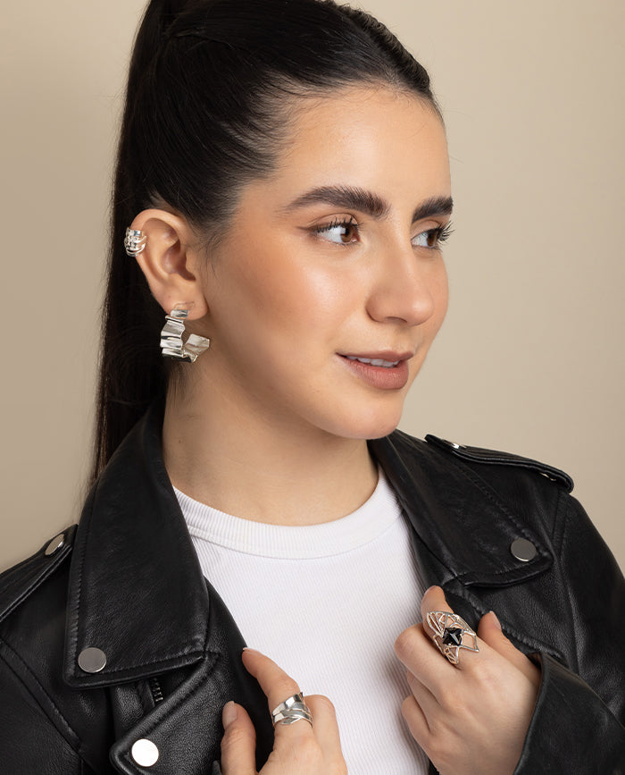 Ear Cuff Elia en Plata
