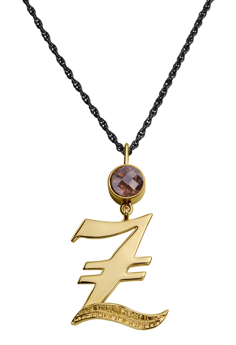 Collar Letra Grande Z