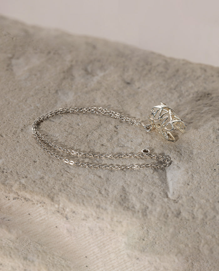 Ear Chain Coralia en Plata