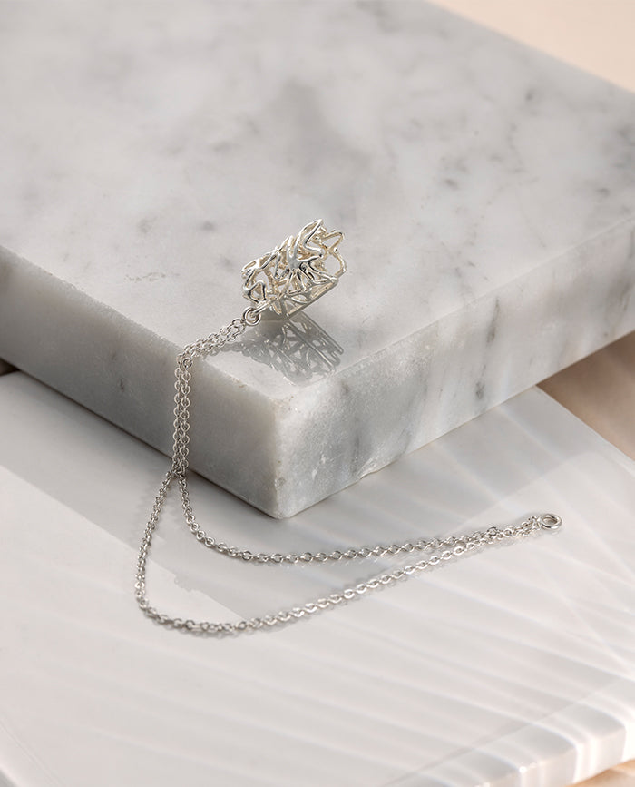 Ear Chain Coralia en Plata