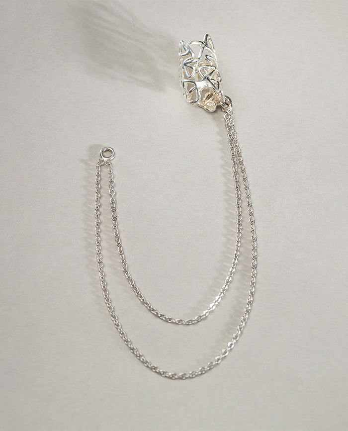 Ear Chain Coralia en Plata