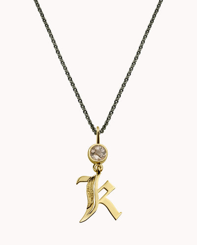 Collar Letra Chica K