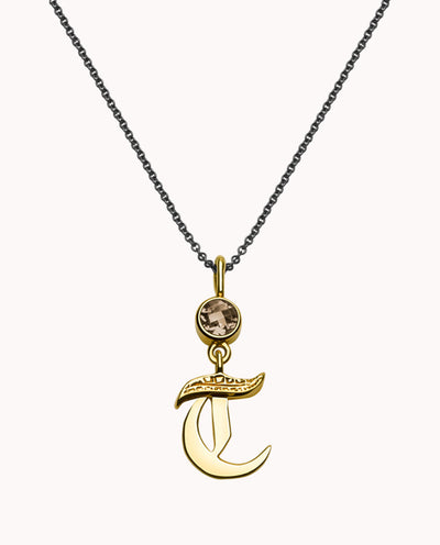 Collar Letra Chica T
