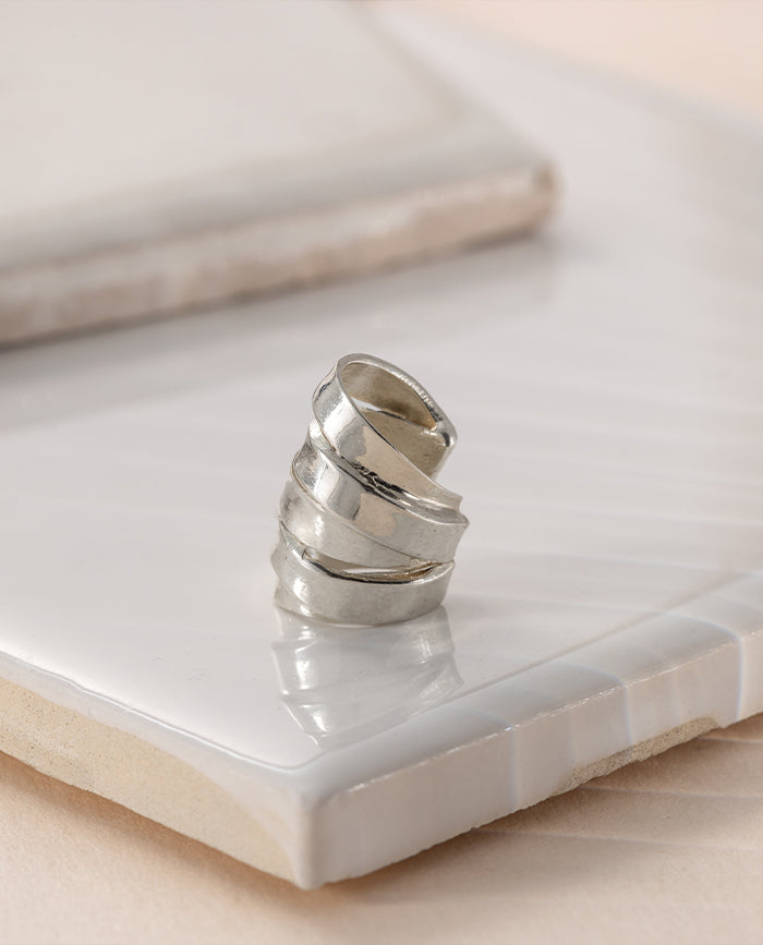 Ear Cuff Elia en Plata