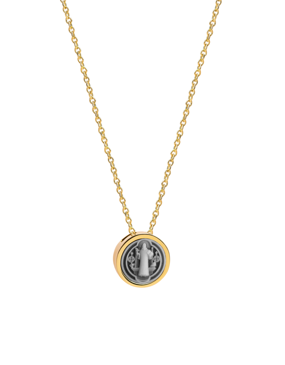 Collar Escapulario Mini San Benito