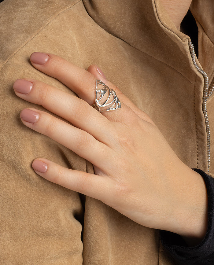 Anillo Eclipse en Plata