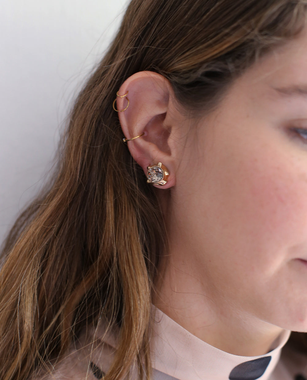 Aretes Felipa Greige