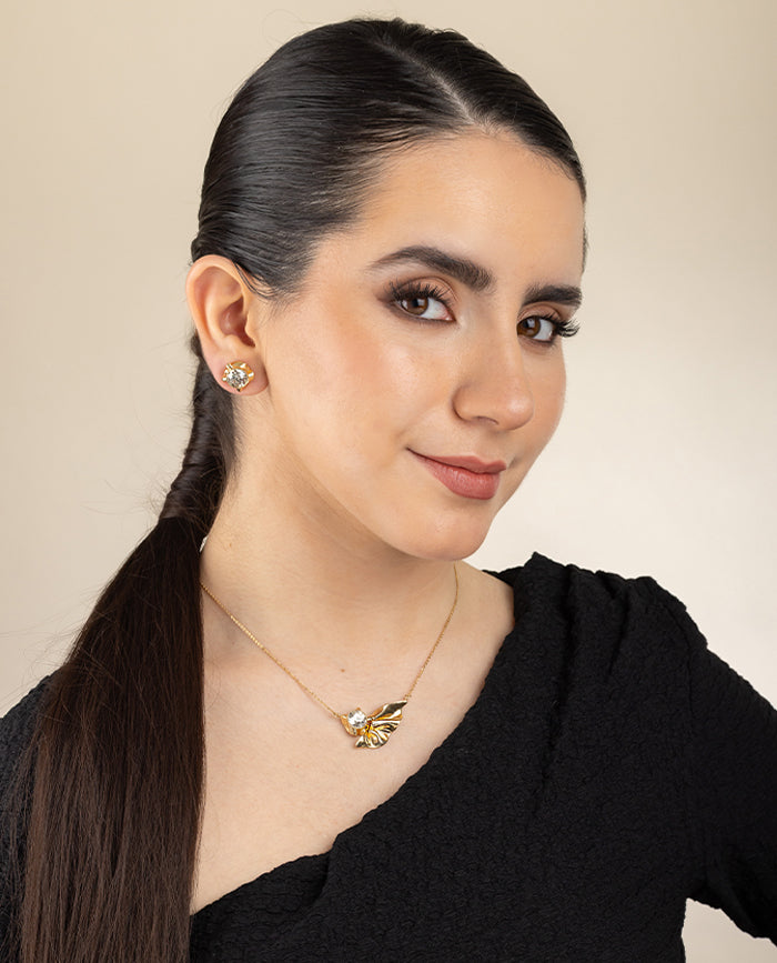 Aretes Felipa Greige