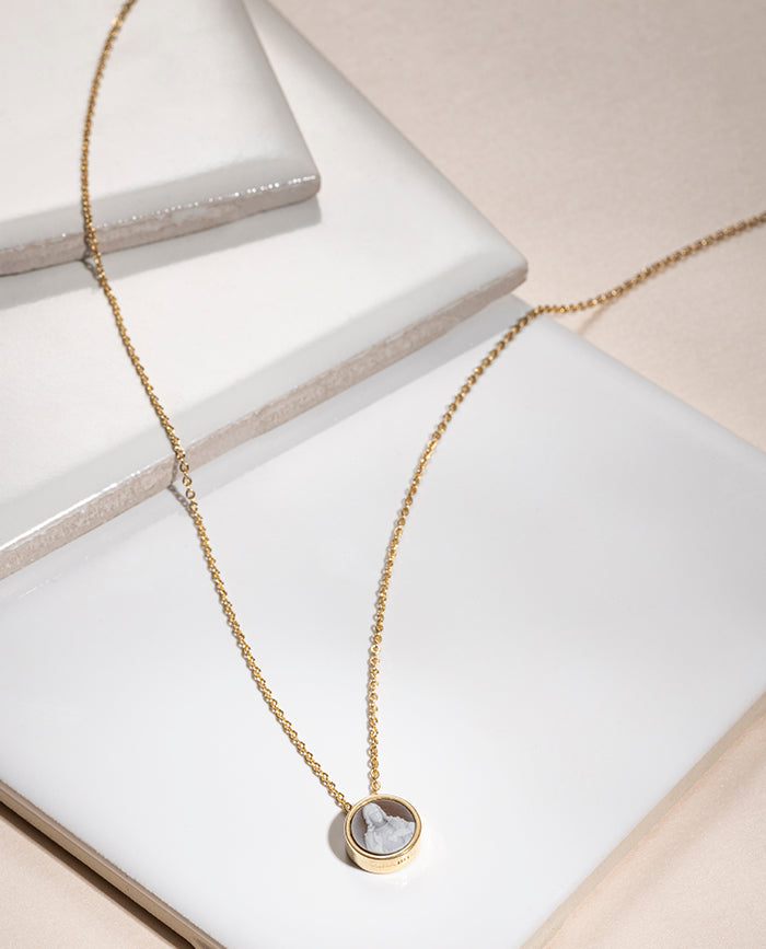 Collar Escapulario Mini Sagrado Corazon