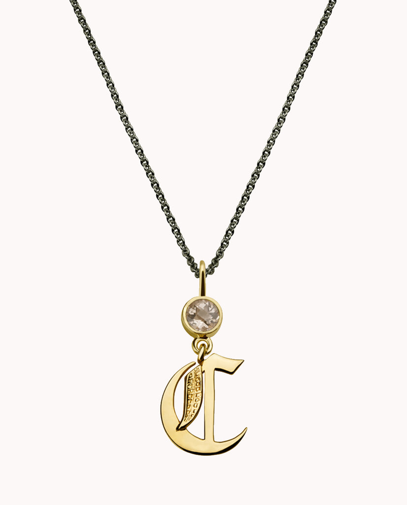 Girl Initial C Necklace