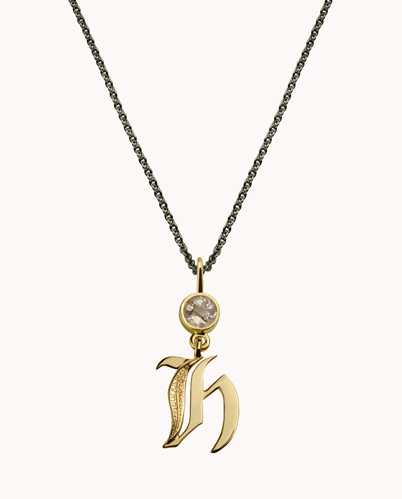 Girl Initial Necklace H