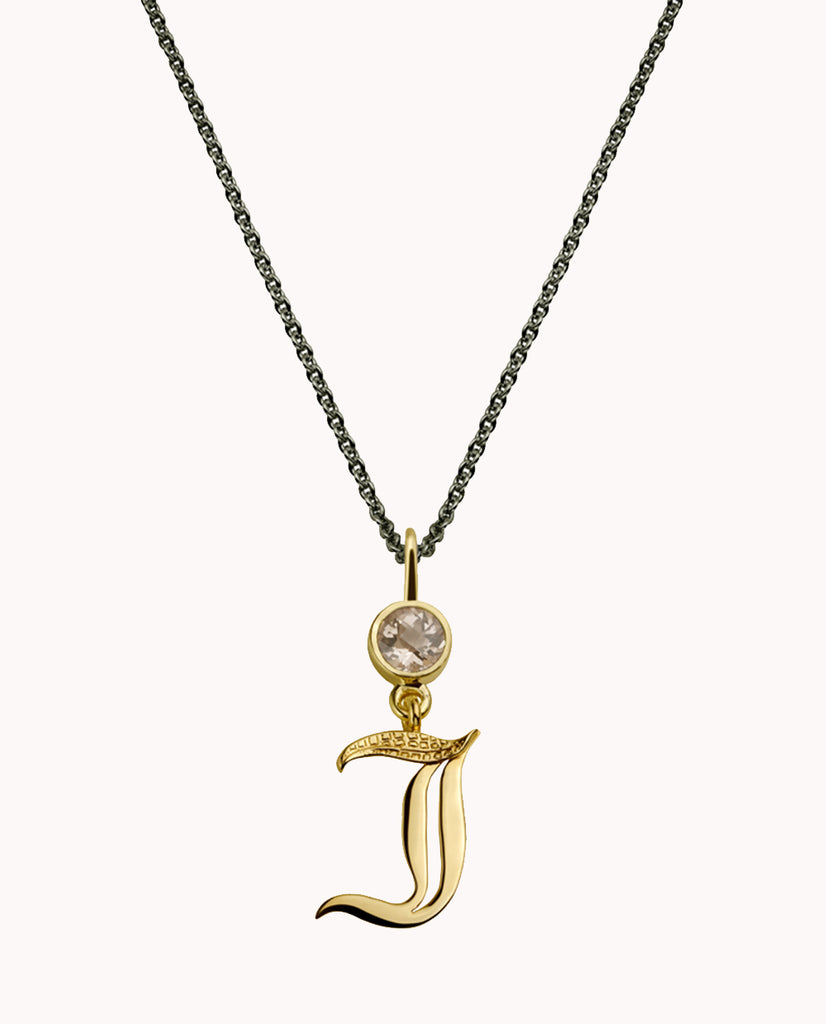 Girl Initial Necklace J