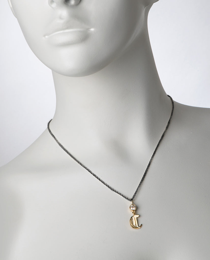 Initial Necklace Girl A